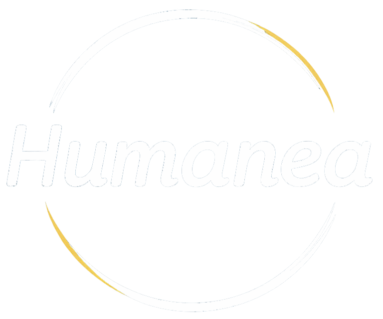 logo humanea formation blanc
